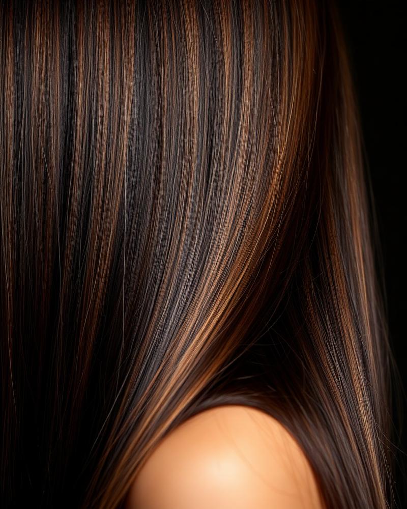 Cabello tratado con keratina